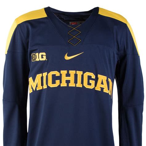 nike university of michigan hockey youth yellow replica jersey|university of michigan youth jersey.